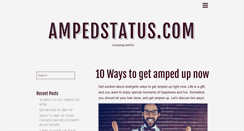Desktop Screenshot of ampedstatus.com